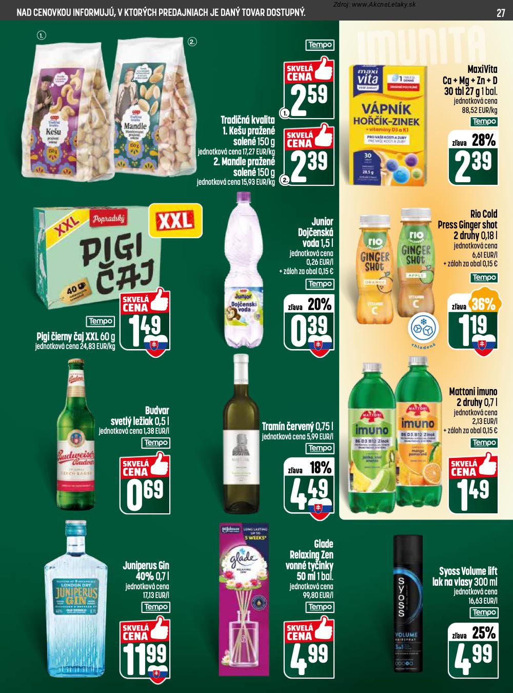 Leták COOP Jednota (22. 1. - 28. 1. 2026) - strana 27 z 28