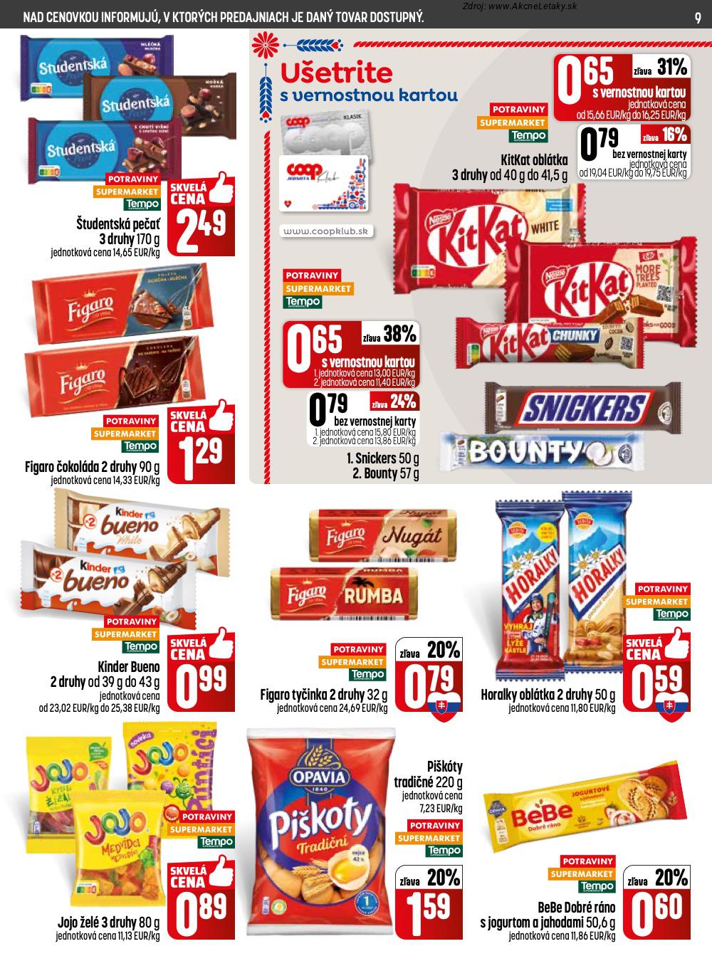 Leták COOP Jednota (22. 1. - 28. 1. 2026) - strana 9 z 28