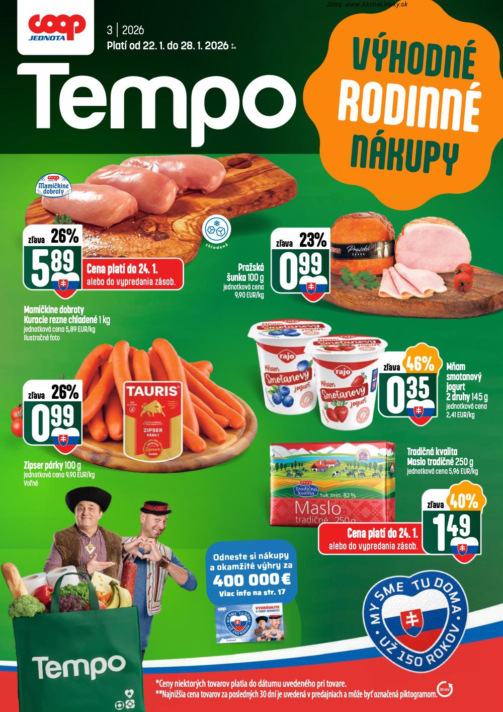 Leták COOP Jednota - strana 1