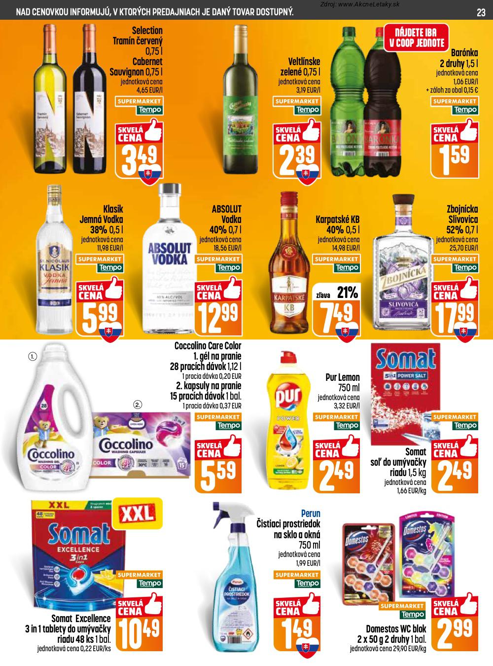 Leták COOP Jednota (29. 1. - 4. 2. 2026) - strana 23 z 28