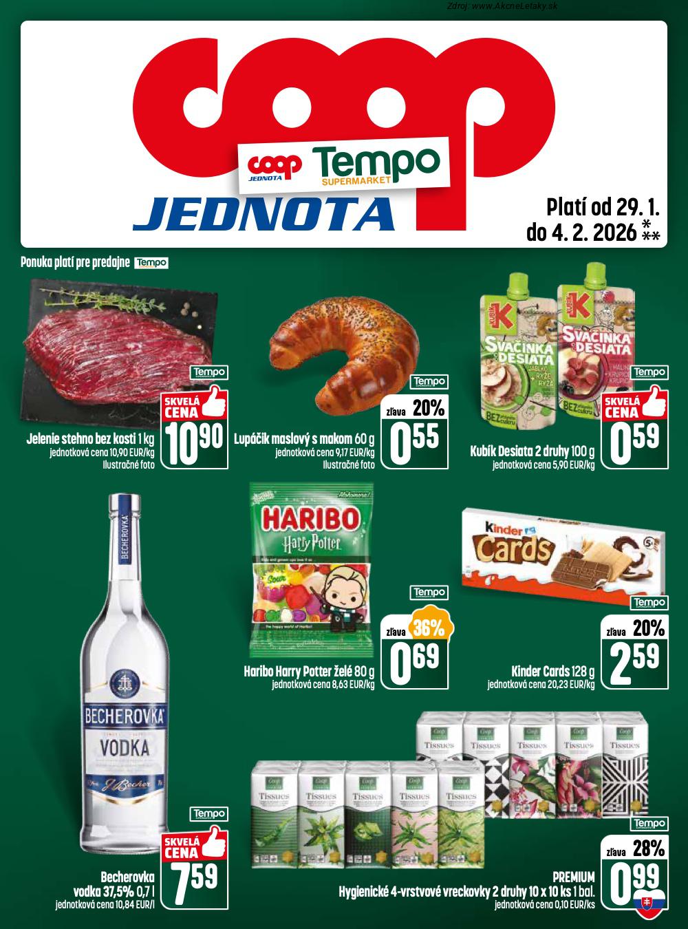 Leták COOP Jednota (29. 1. - 4. 2. 2026) - strana 25 z 28