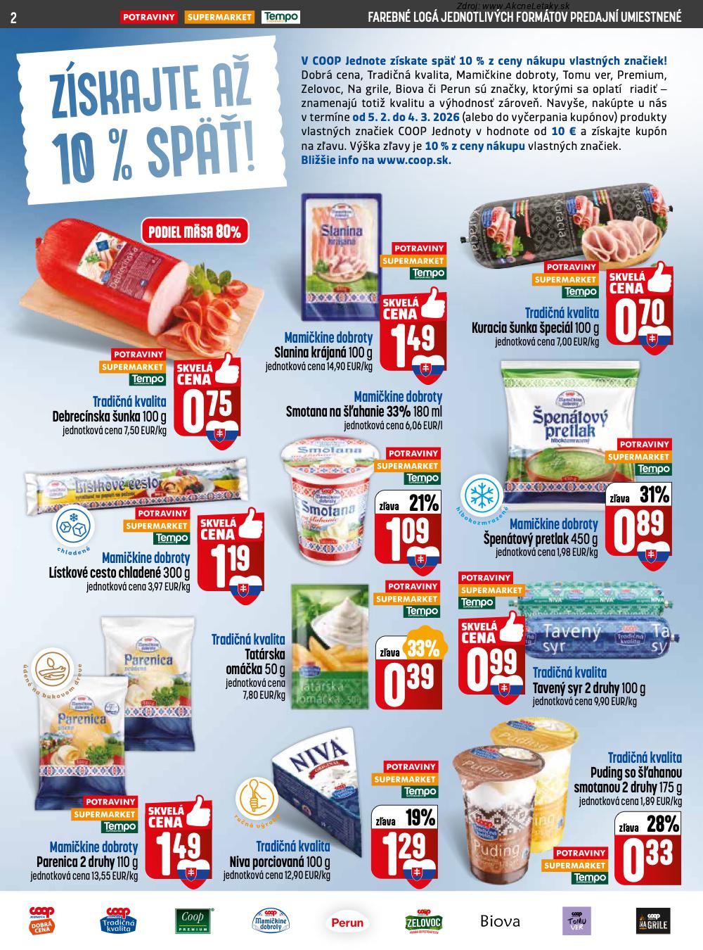 Leták COOP Jednota (5. 2. - 11. 2. 2026) - strana 2 z 28