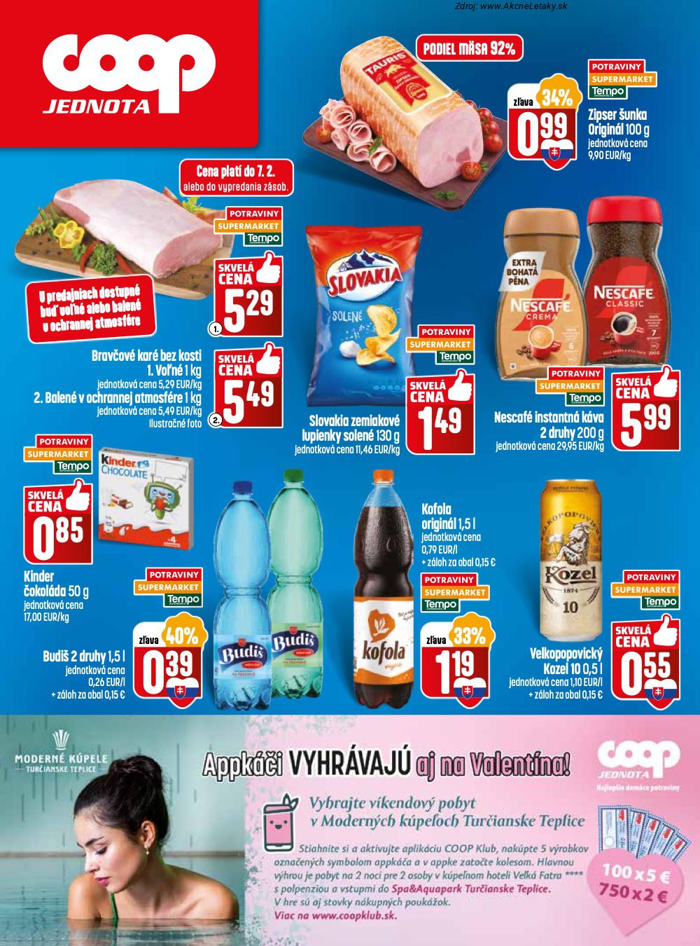 Leták COOP Jednota (5. 2. - 11. 2. 2026) - strana 28 z 28