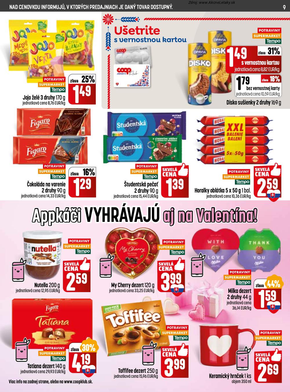 Leták COOP Jednota (5. 2. - 11. 2. 2026) - strana 9 z 28