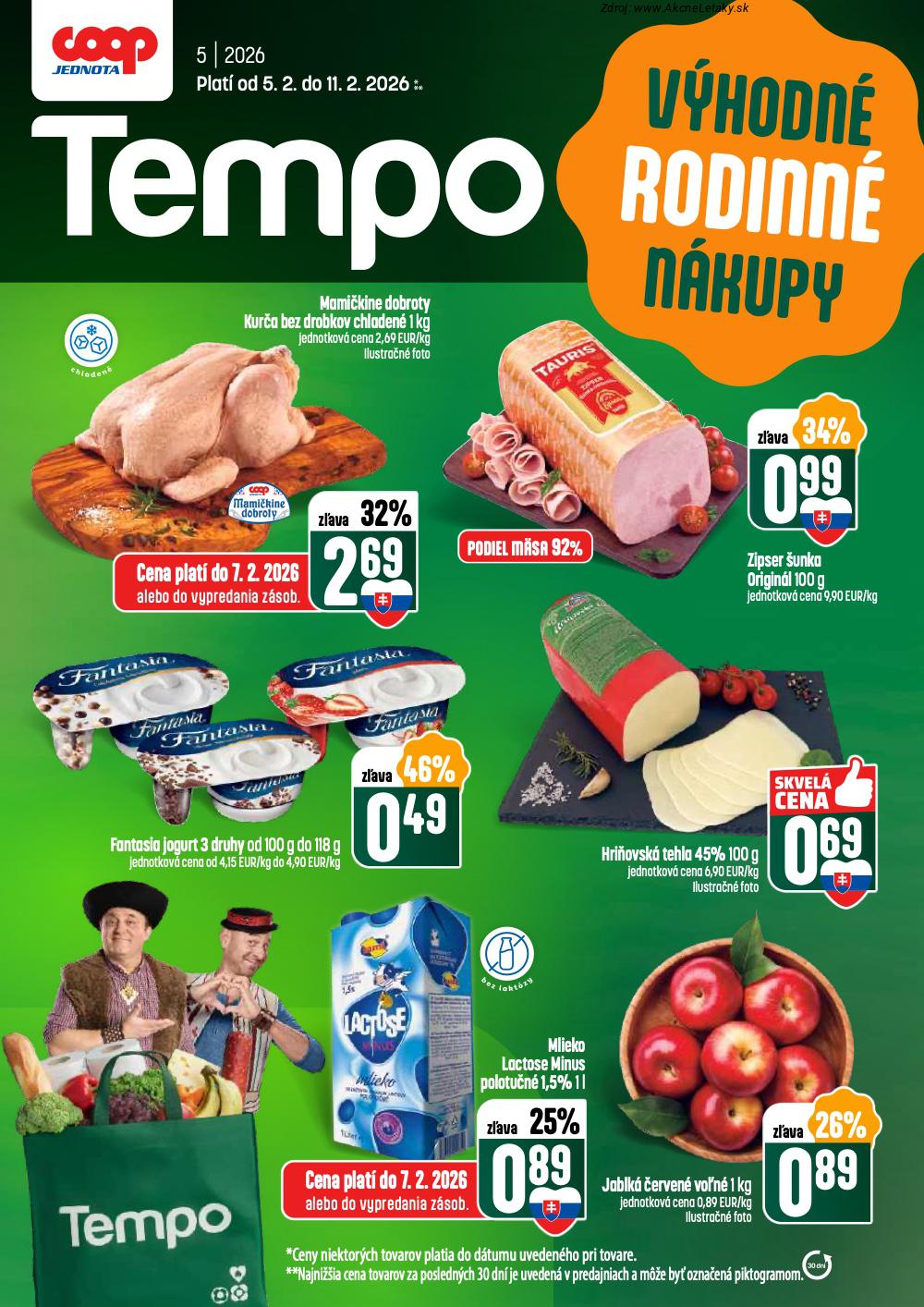Leták COOP Jednota - strana 1