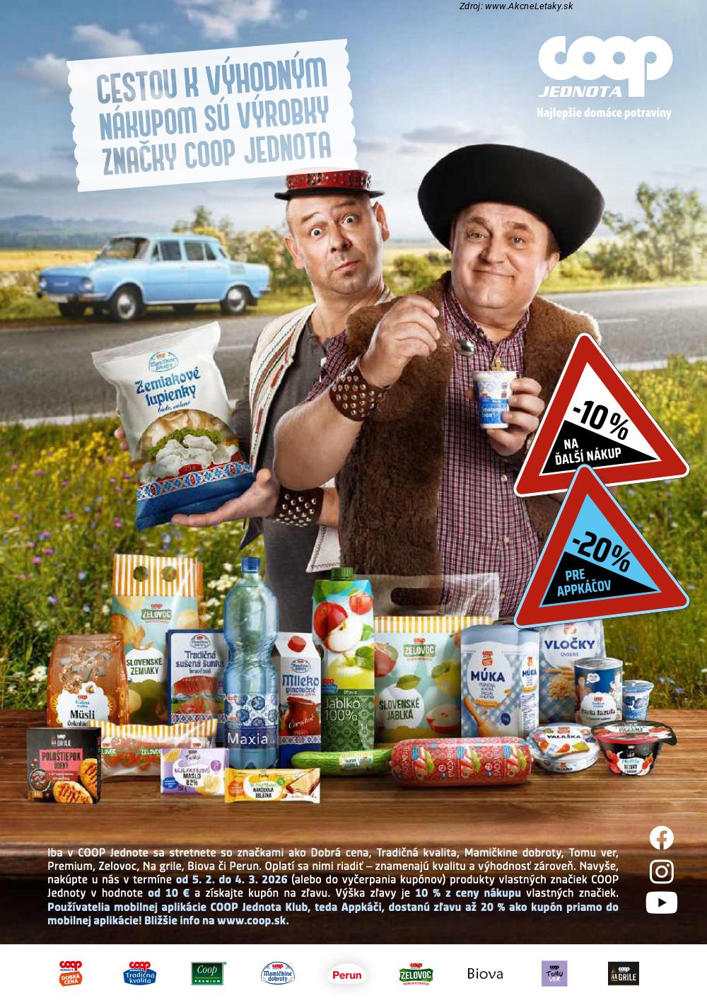 Leták COOP Jednota (5. 2. - 11. 2. 2026) - strana 8 z 58