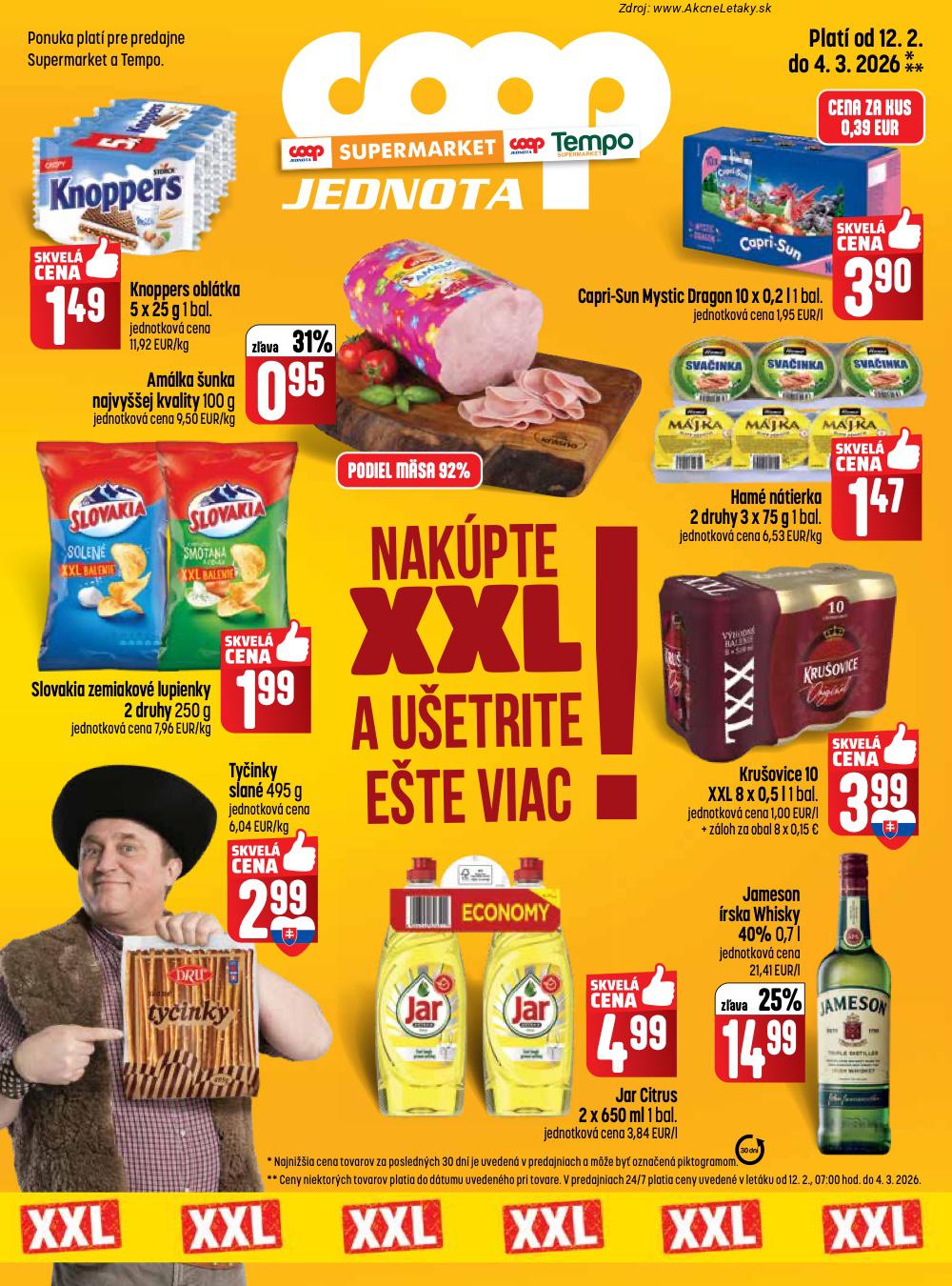 Leták COOP Jednota (12. 2. - 4. 3. 2026) - strana 1 z 16
