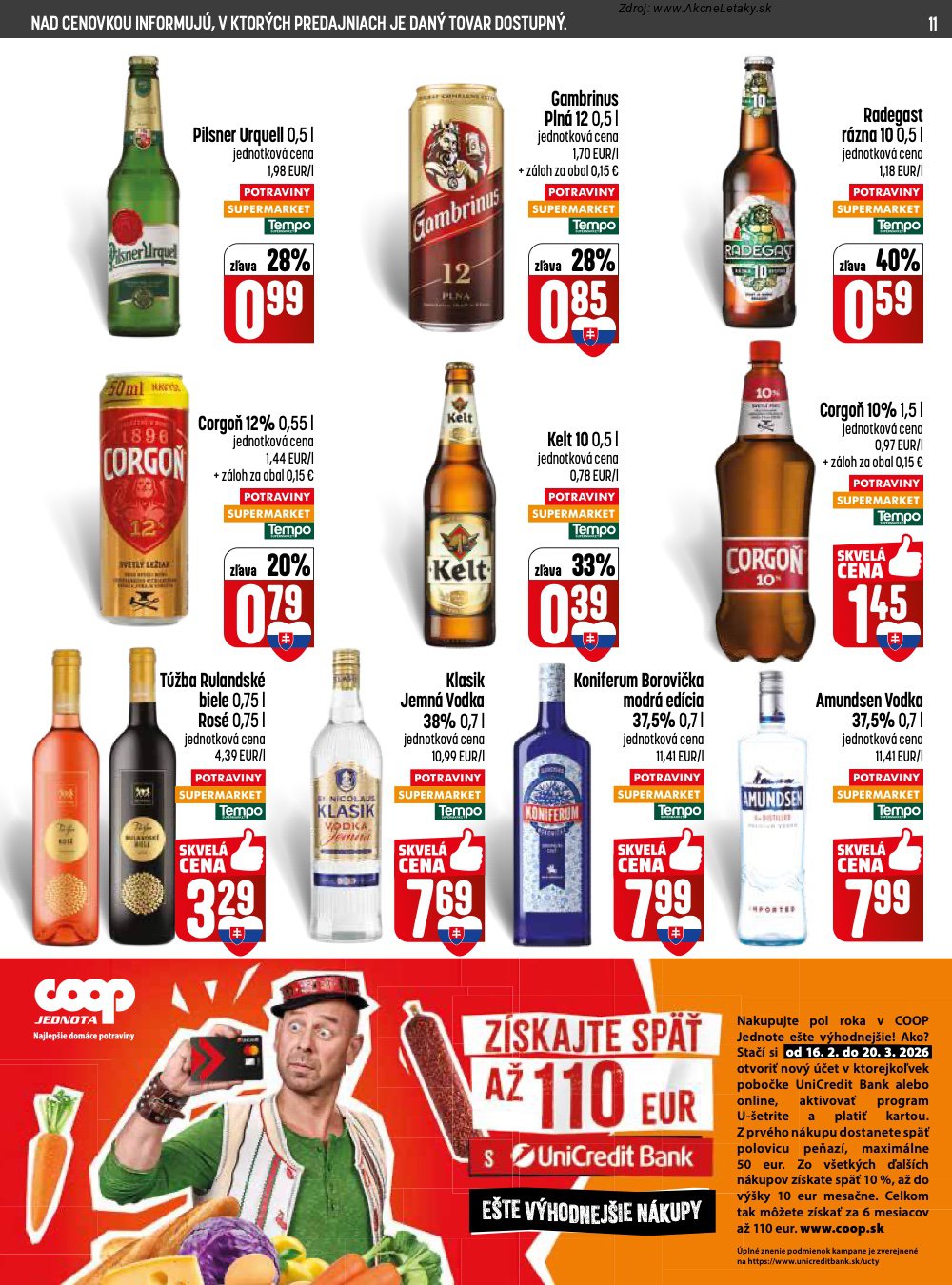 Leták COOP Jednota (19. 2. - 25. 2. 2026) - strana 11 z 28