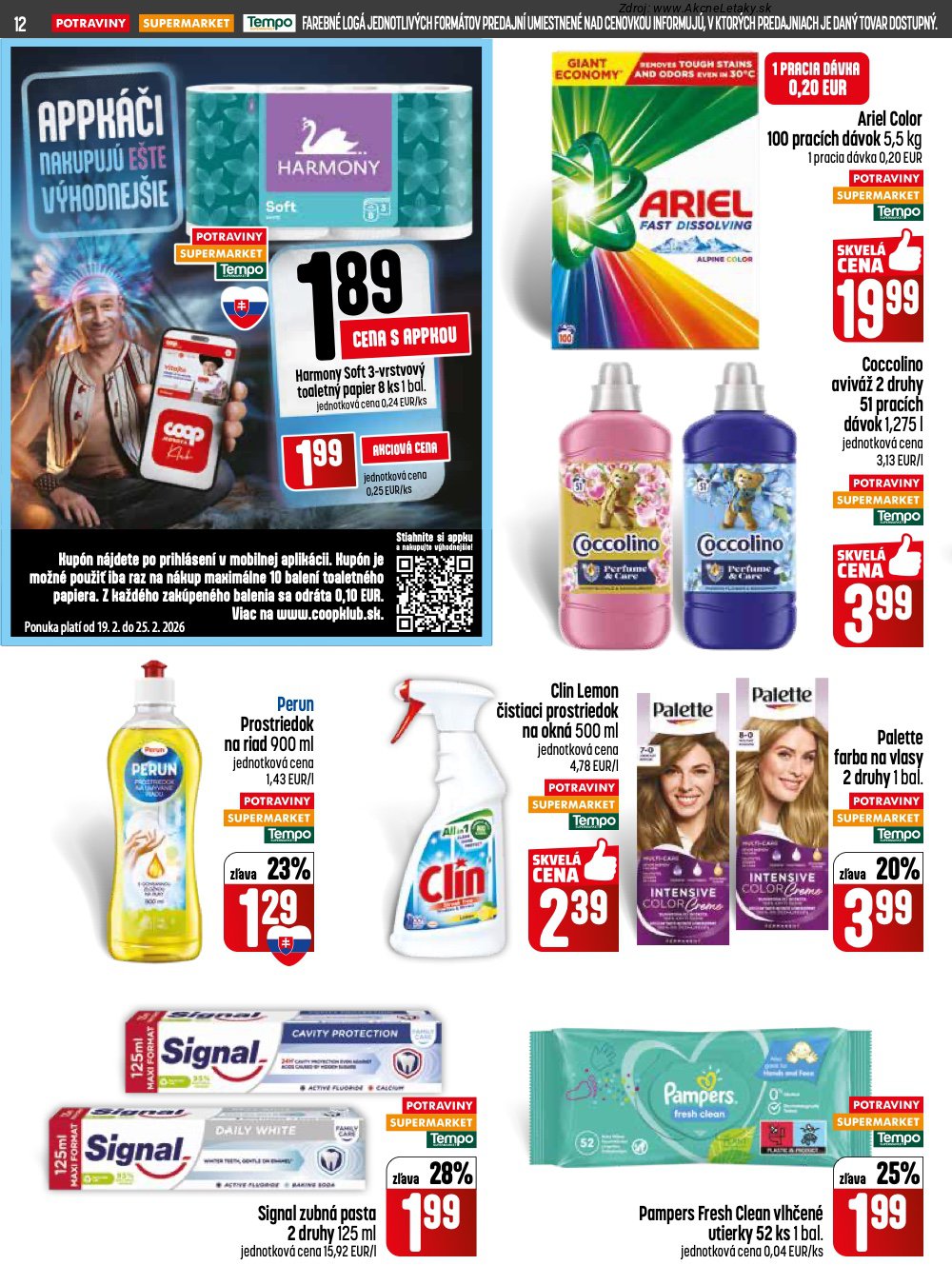 Leták COOP Jednota (19. 2. - 25. 2. 2026) - strana 12 z 28