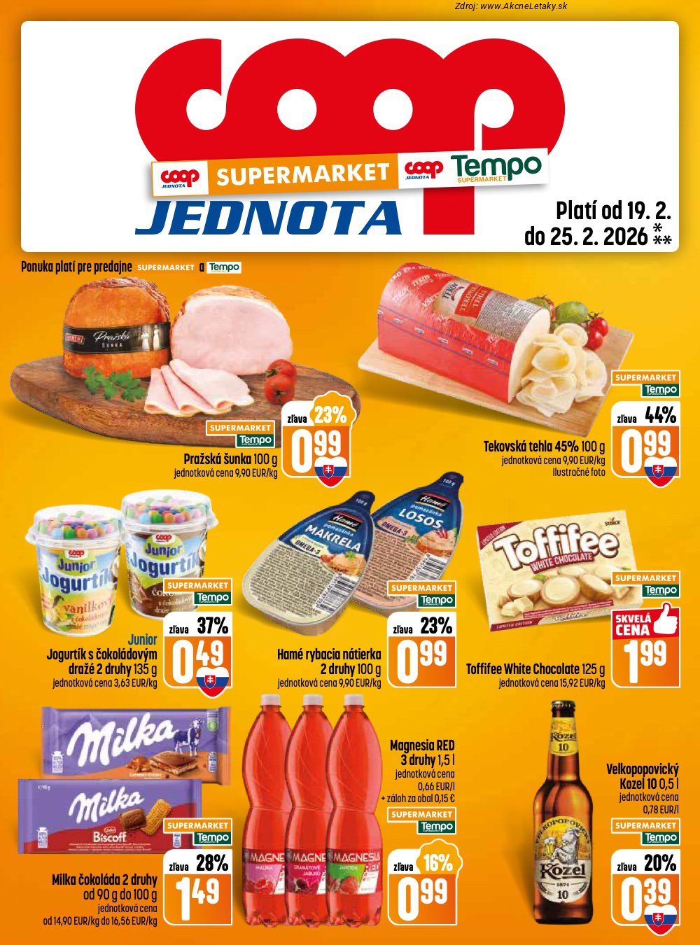 Leták COOP Jednota (19. 2. - 25. 2. 2026) - strana 13 z 28