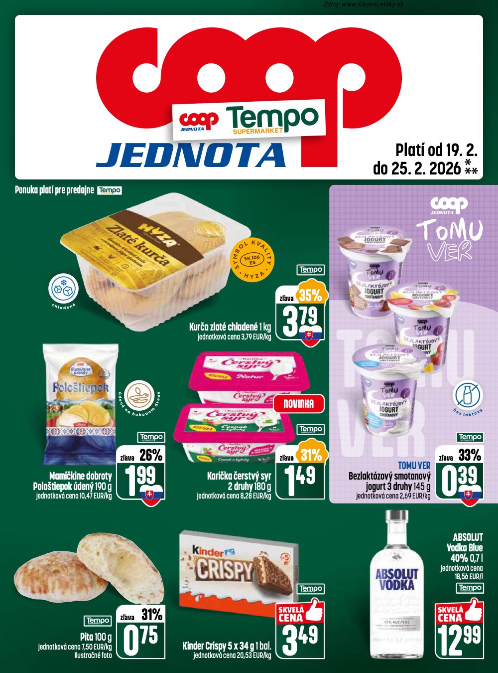 Leták COOP Jednota (19. 2. - 25. 2. 2026) - strana 25 z 28