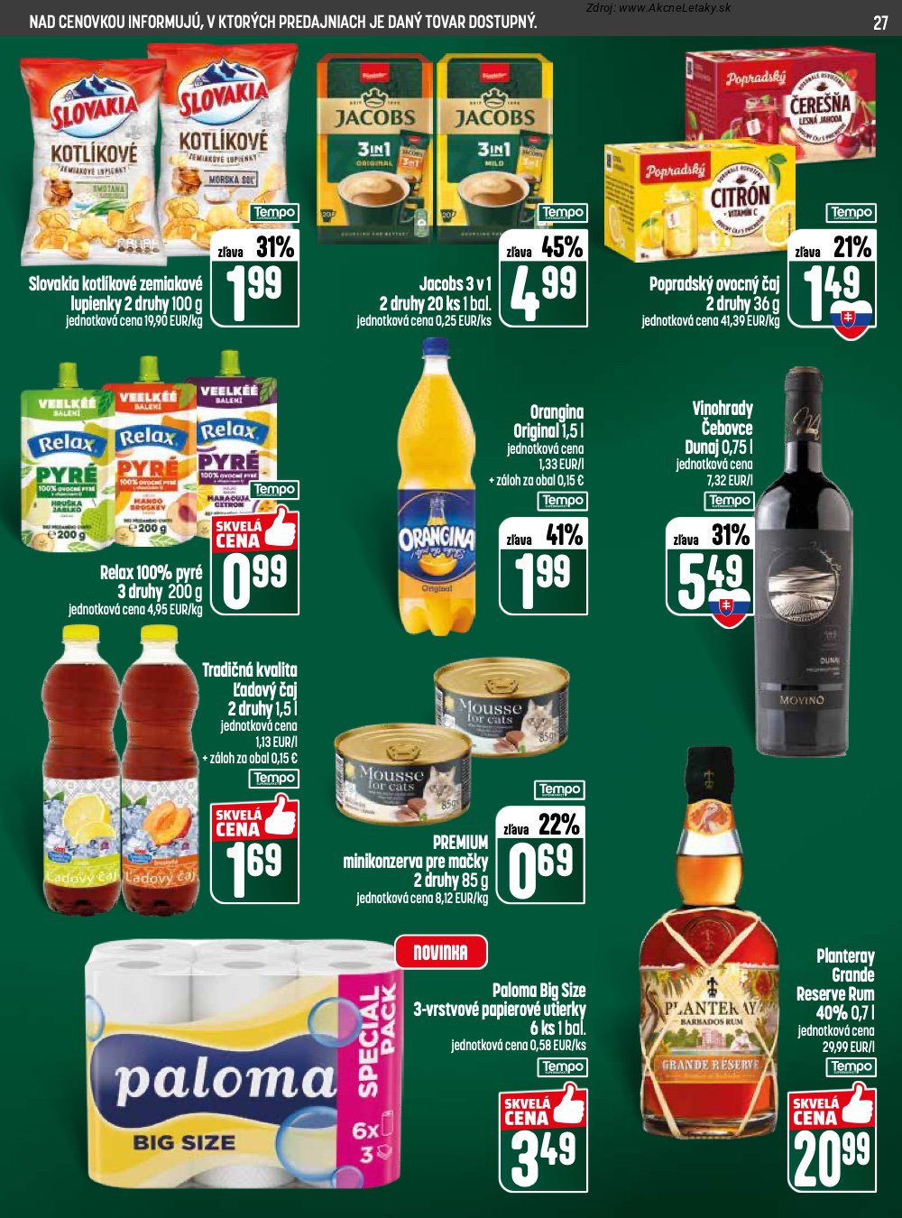 Leták COOP Jednota (19. 2. - 25. 2. 2026) - strana 27 z 28