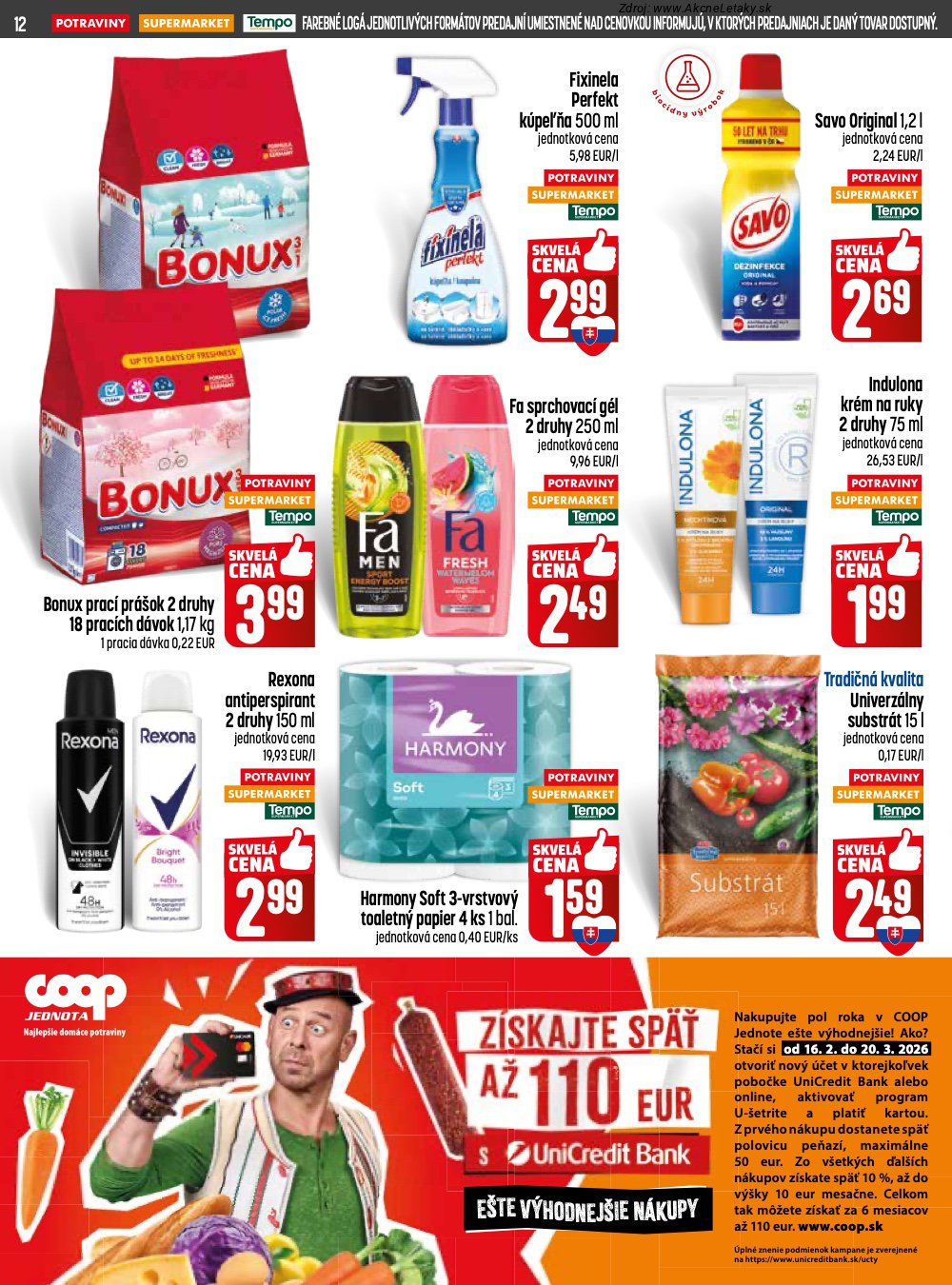 Leták COOP Jednota (26. 2. - 4. 3. 2026) - strana 12 z 28
