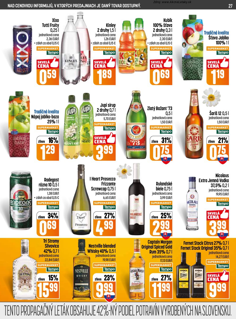 Leták COOP Jednota - strana 27