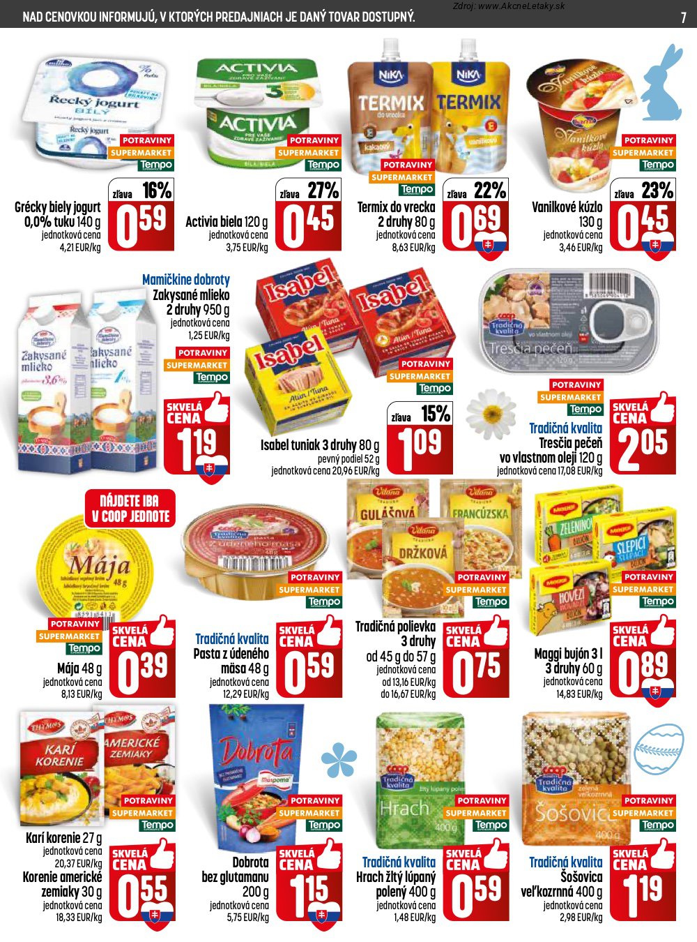 Leták COOP Jednota (12. 3. - 18. 3. 2026) - strana 7 z 32