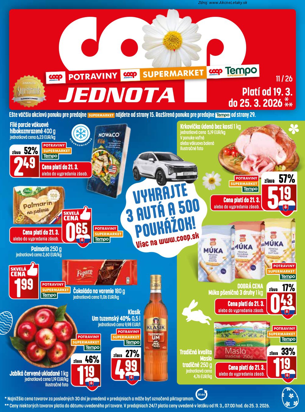 Leták COOP Jednota - strana 1