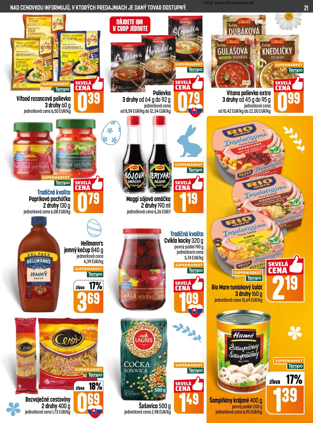 Leták COOP Jednota (19. 3. - 25. 3. 2026) - strana 21 z 32