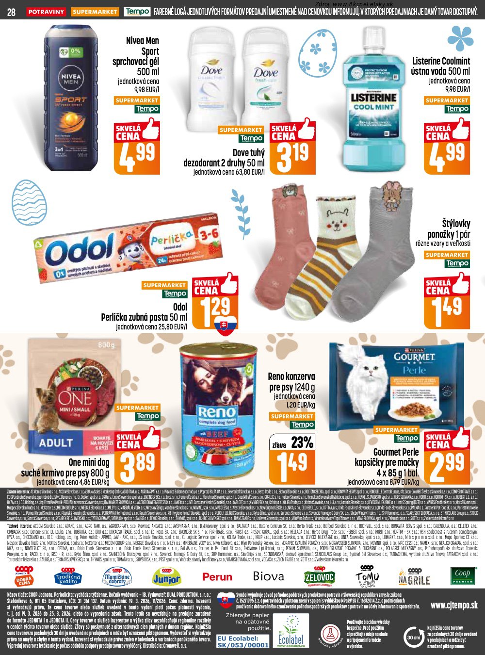 Leták COOP Jednota (19. 3. - 25. 3. 2026) - strana 28 z 32