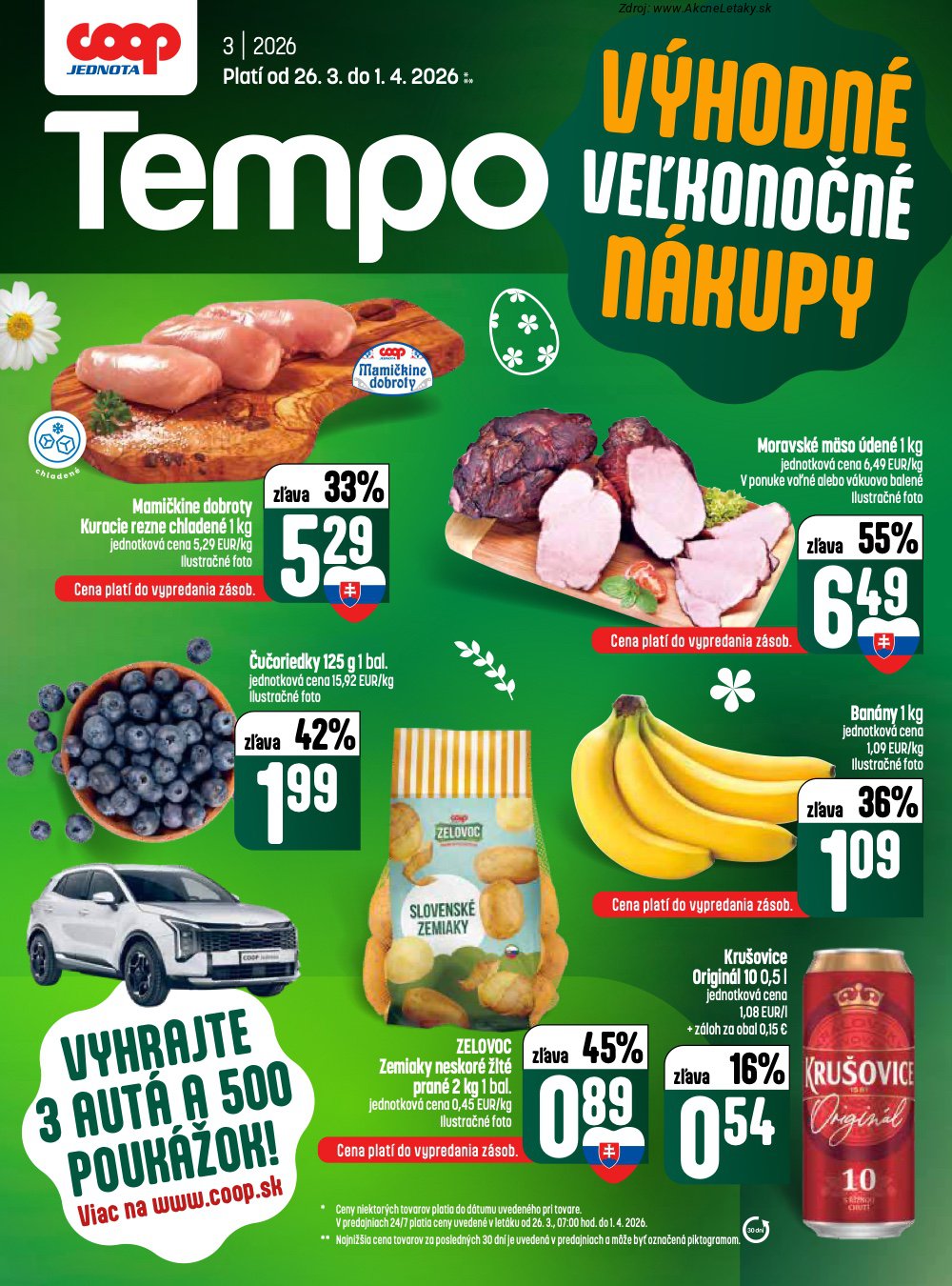 Leták COOP Jednota - strana 1