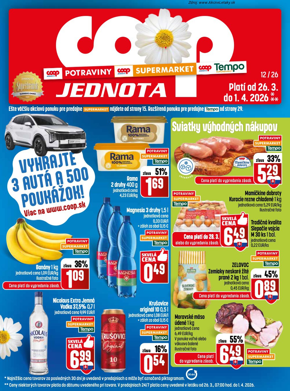 Leták COOP Jednota - strana 1