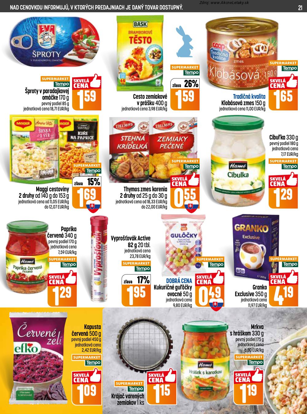 Leták COOP Jednota - strana 21