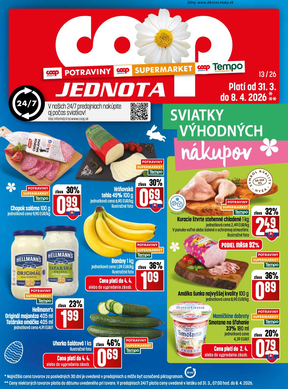 Leták COOP Jednota - strana 1