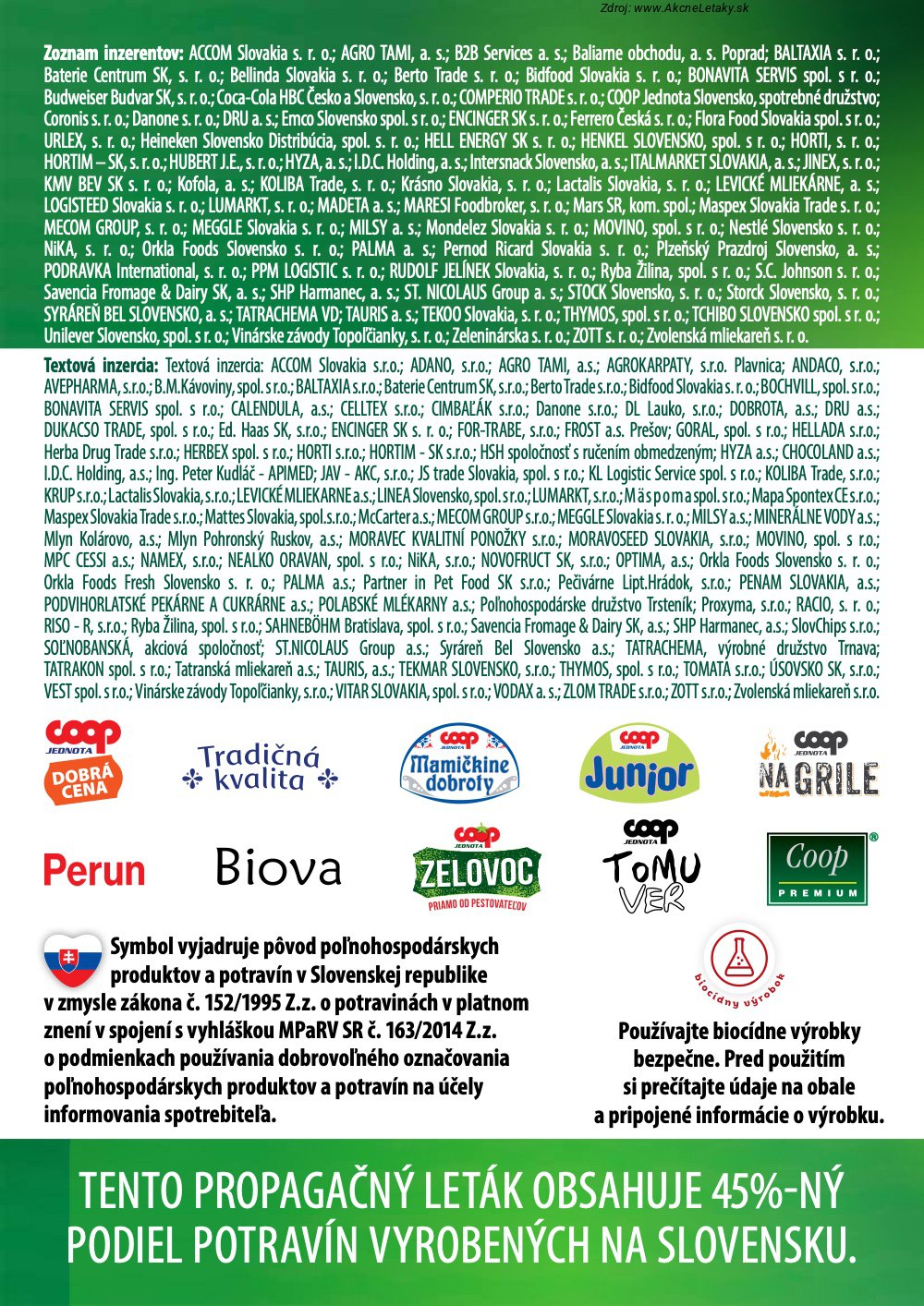 Leták COOP Jednota - strana 56