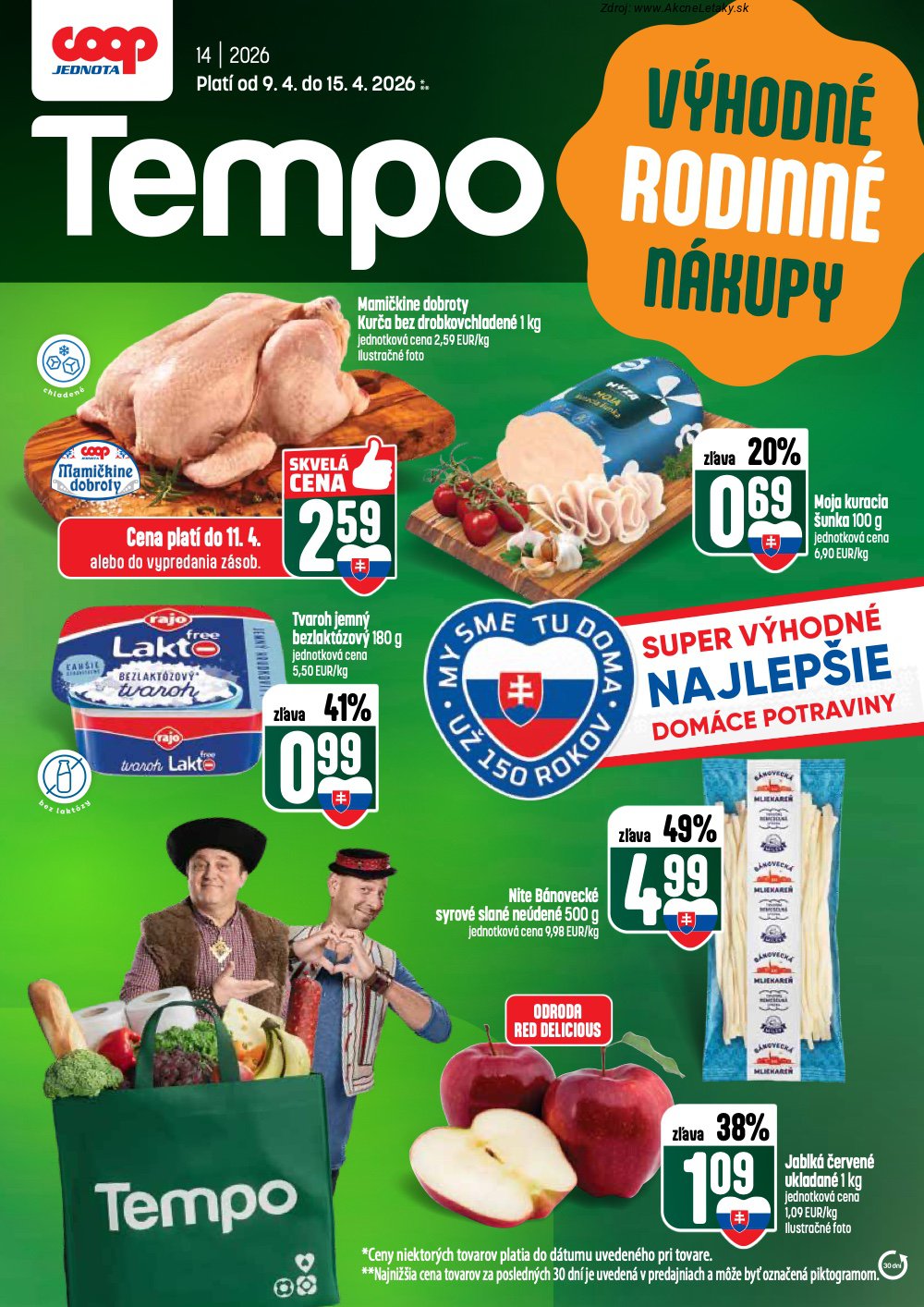 Leták COOP Jednota - strana 1
