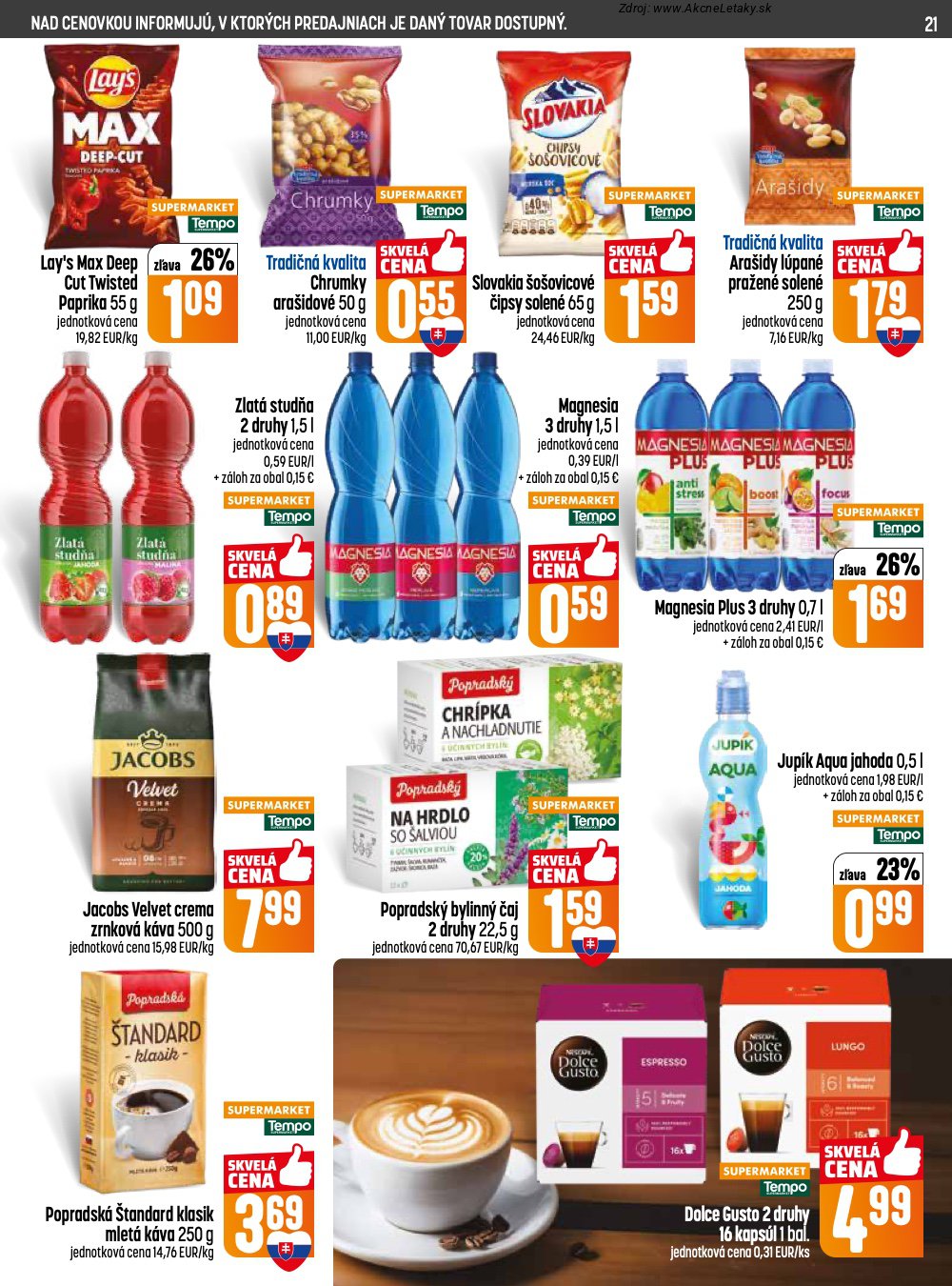 Leták COOP Jednota (9. 4. - 15. 4. 2026) - strana 21 z 28