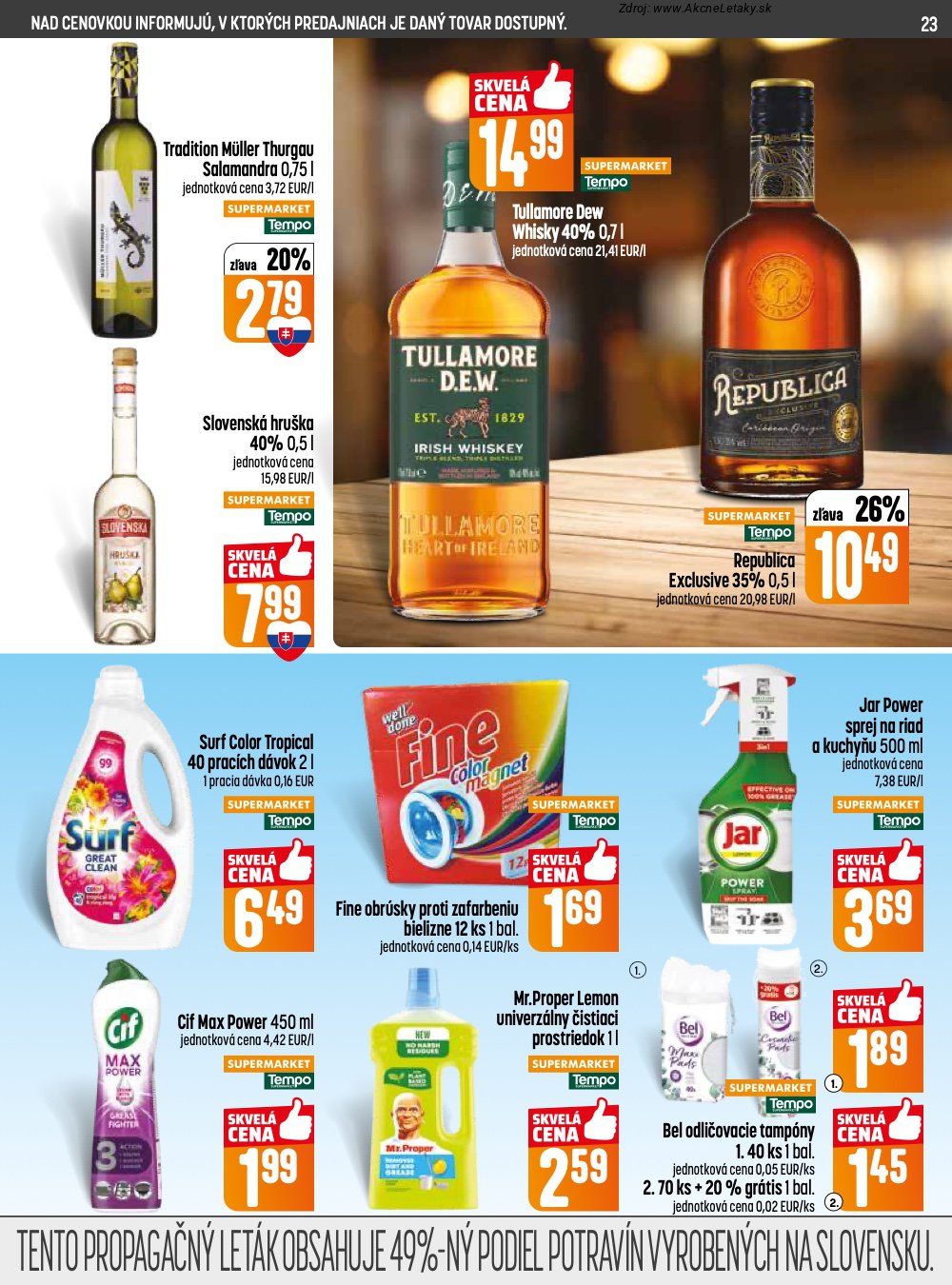 Leták COOP Jednota (9. 4. - 15. 4. 2026) - strana 23 z 28