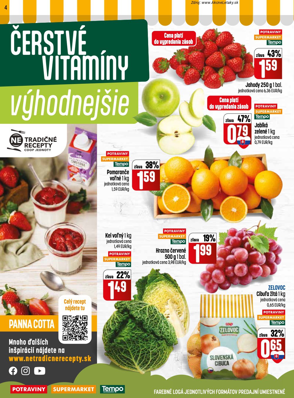 Leták COOP Jednota (16. 4. - 22. 4. 2026) - strana 4 z 29