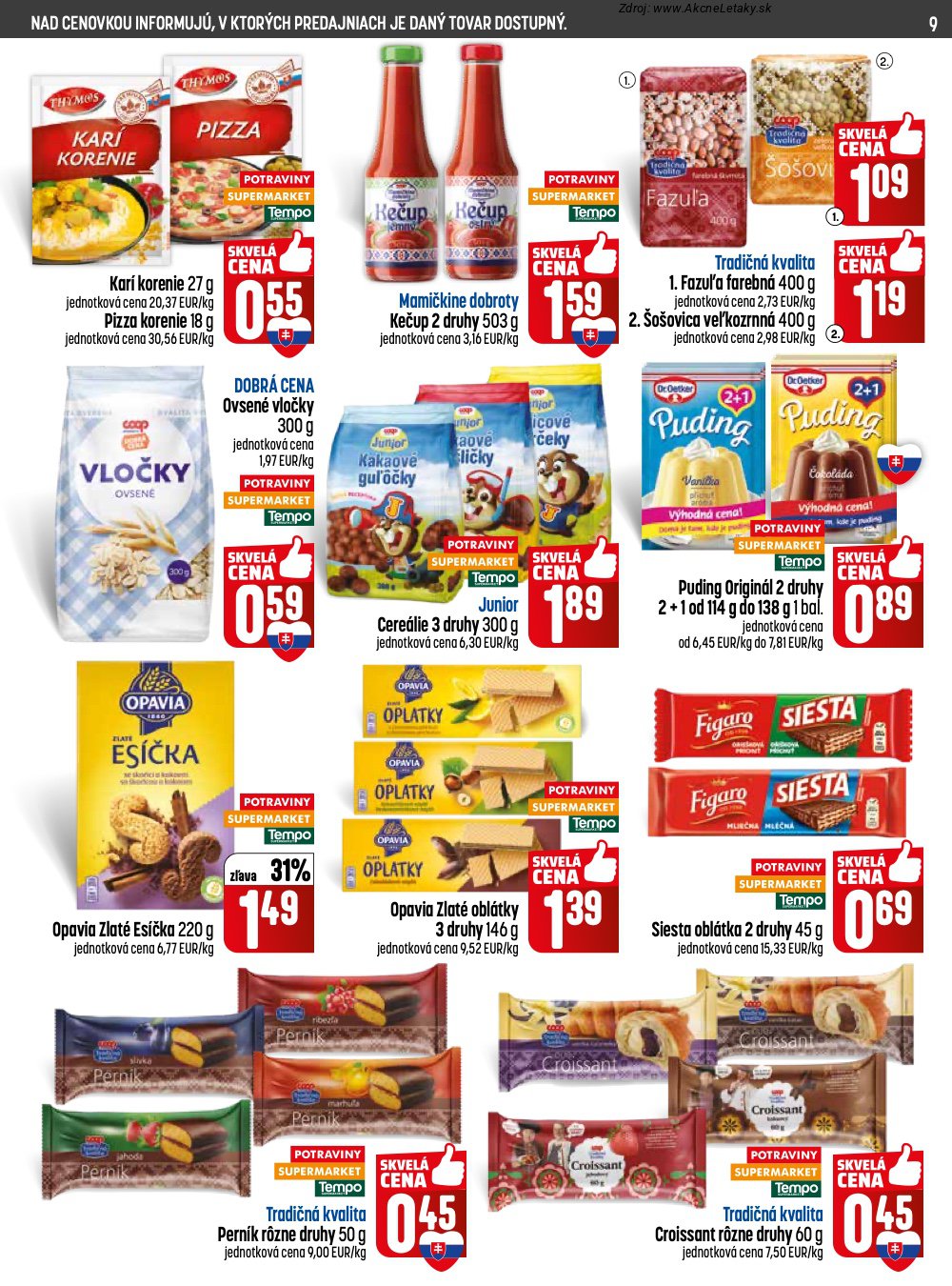 Leták COOP Jednota - strana 9