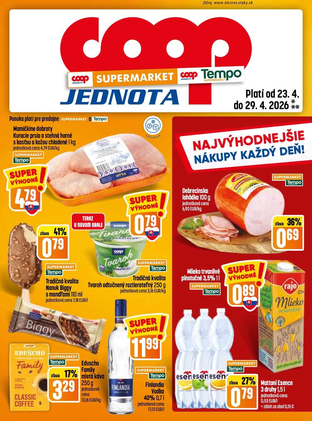 Leták COOP Jednota (23. 4. - 29. 4. 2026) - strana 13 z 28