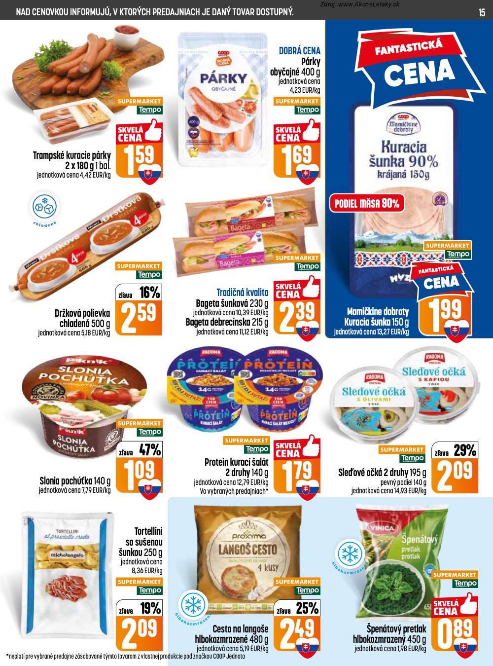 Leták COOP Jednota (23. 4. - 29. 4. 2026) - strana 15 z 28