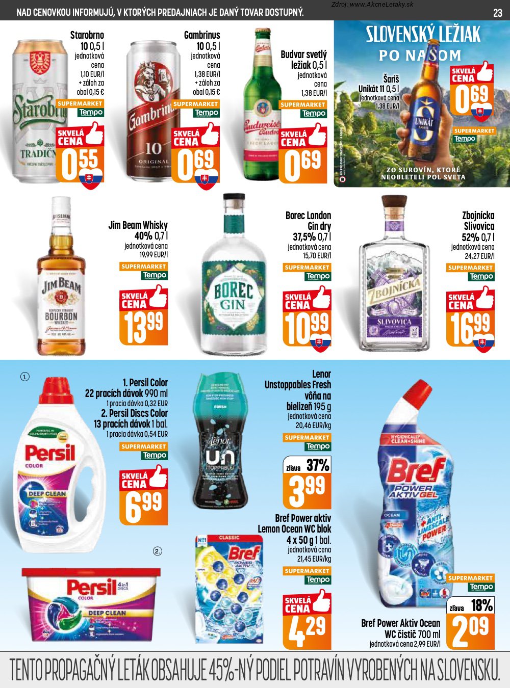 Leták COOP Jednota (23. 4. - 29. 4. 2026) - strana 23 z 28