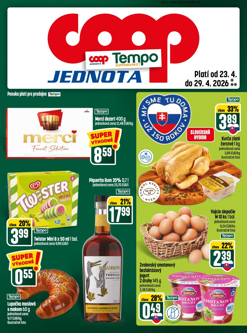 Leták COOP Jednota (23. 4. - 29. 4. 2026) - strana 25 z 28