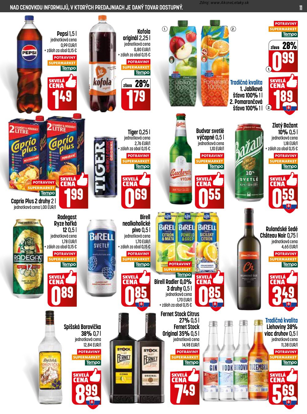 Leták COOP Jednota (30. 4. - 6. 5. 2026) - strana 11 z 28