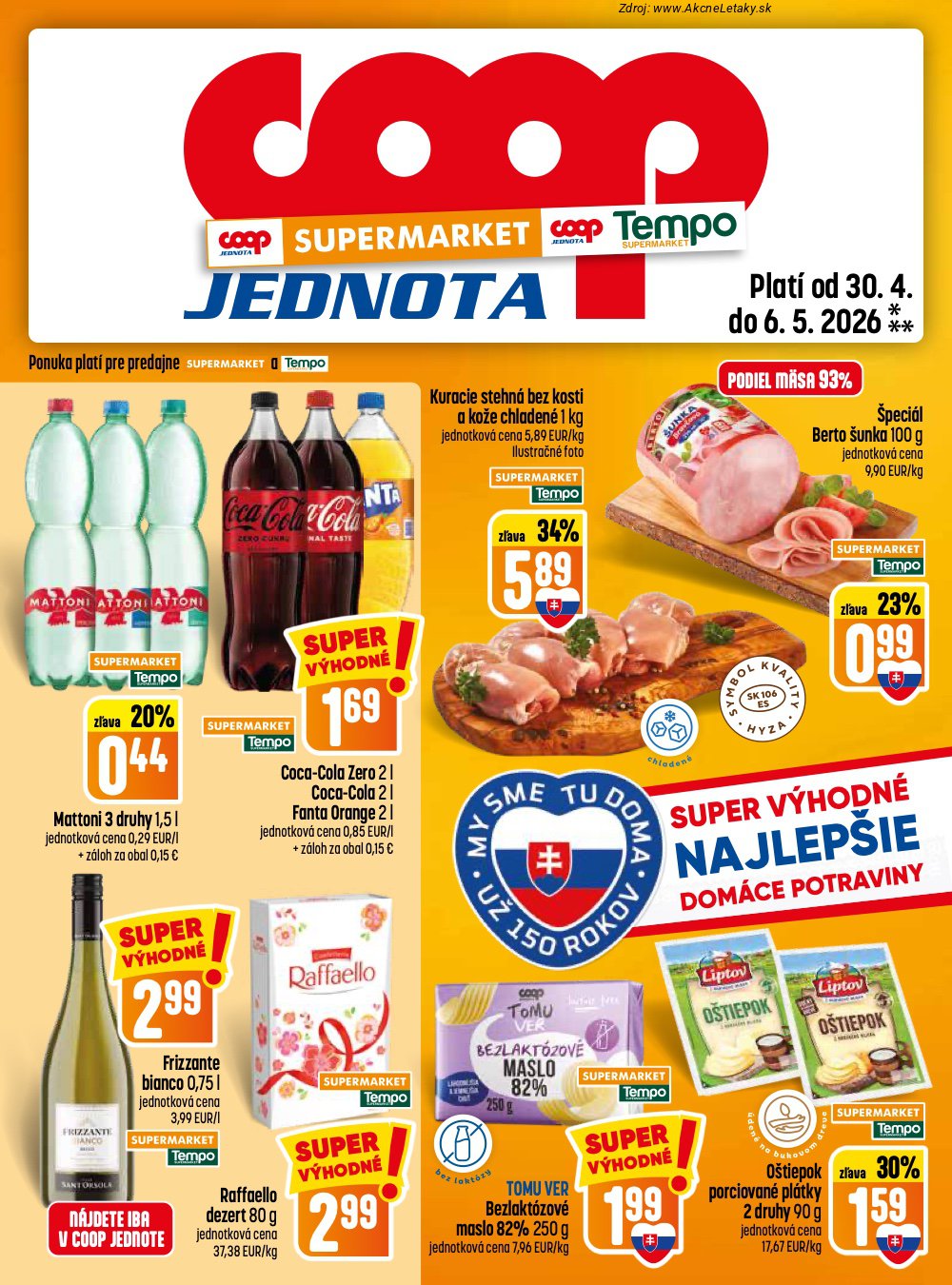 Leták COOP Jednota (30. 4. - 6. 5. 2026) - strana 13 z 28