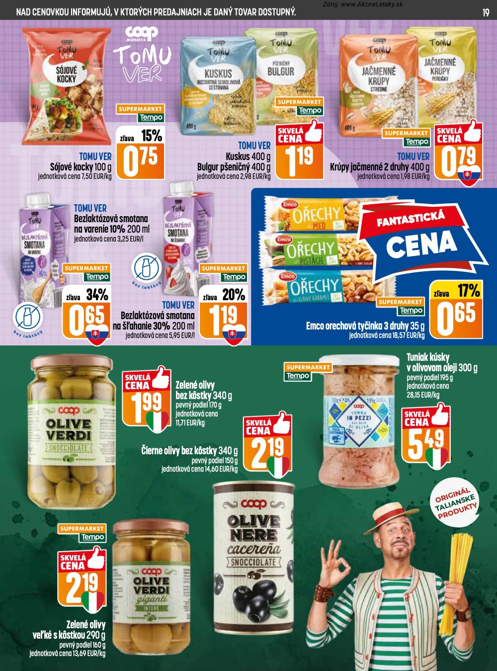 Leták COOP Jednota (30. 4. - 6. 5. 2026) - strana 19 z 28