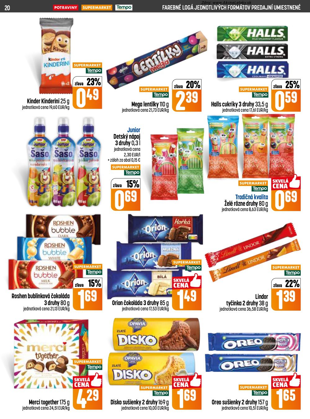 Leták COOP Jednota (30. 4. - 6. 5. 2026) - strana 20 z 28