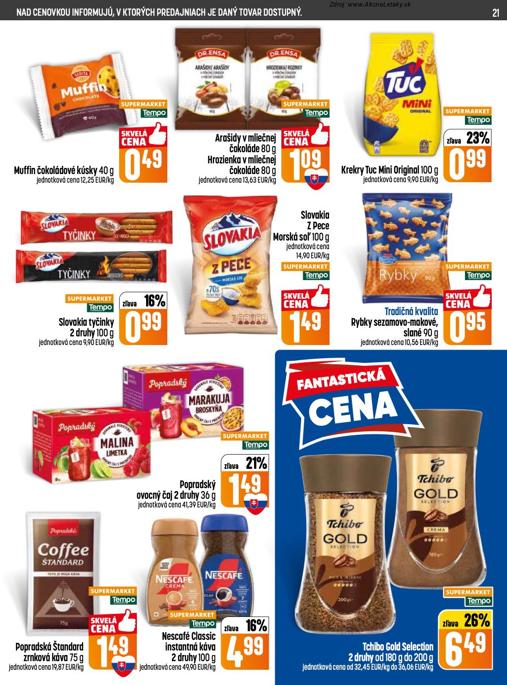 Leták COOP Jednota (30. 4. - 6. 5. 2026) - strana 21 z 28