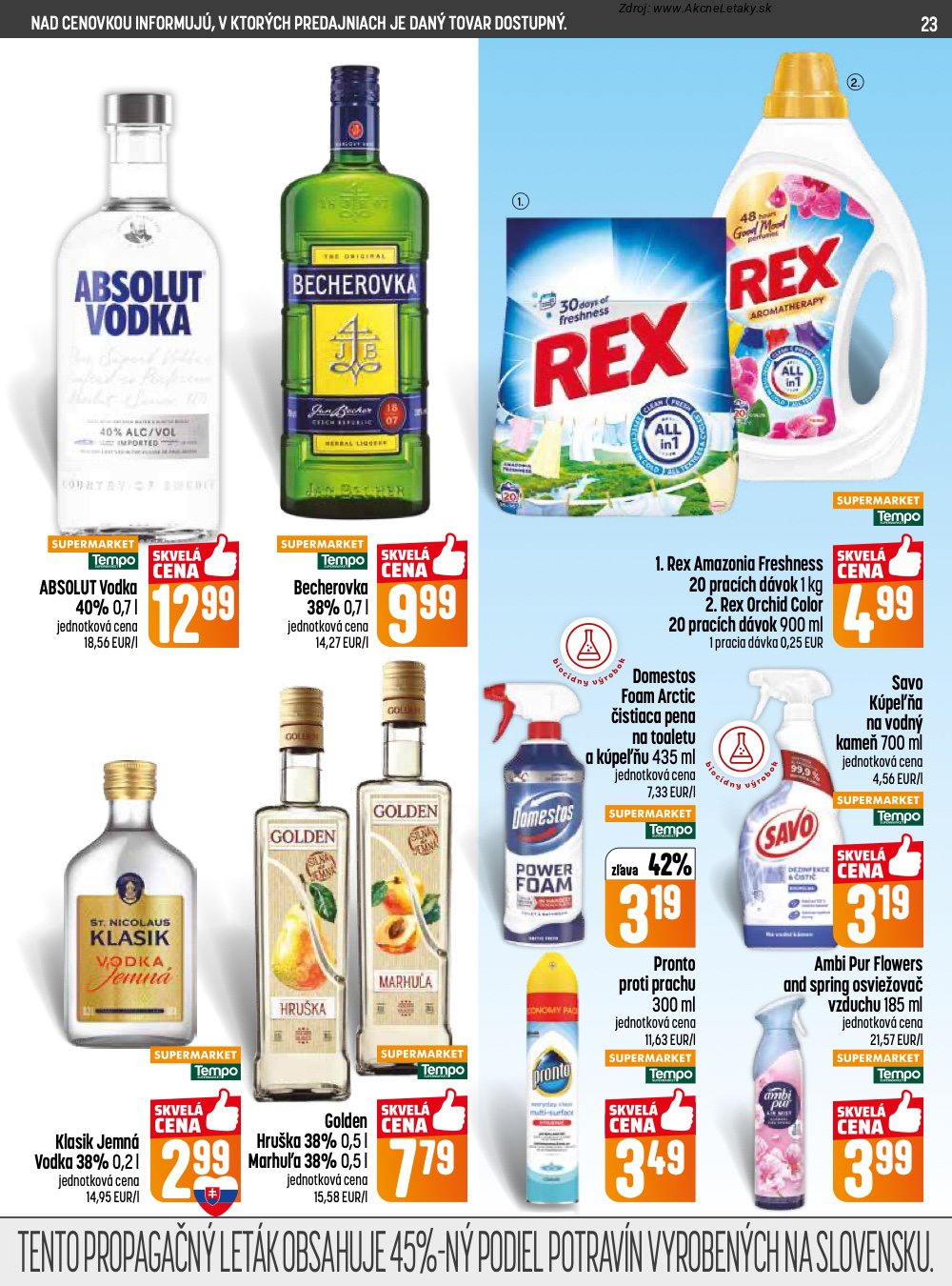 Leták COOP Jednota (30. 4. - 6. 5. 2026) - strana 23 z 28