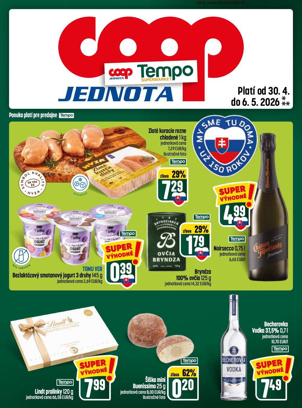 Leták COOP Jednota (30. 4. - 6. 5. 2026) - strana 25 z 28