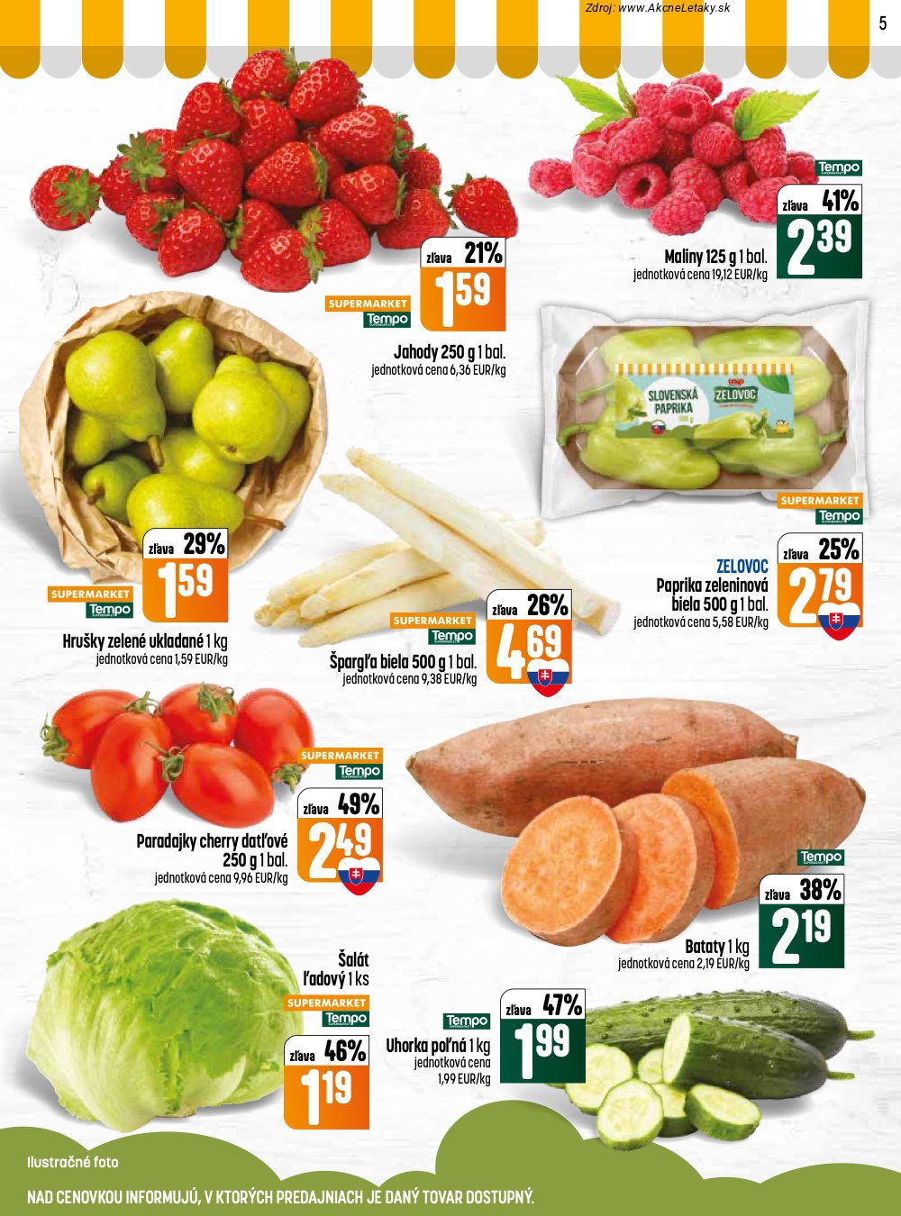 Leták COOP Jednota (30. 4. - 6. 5. 2026) - strana 5 z 28
