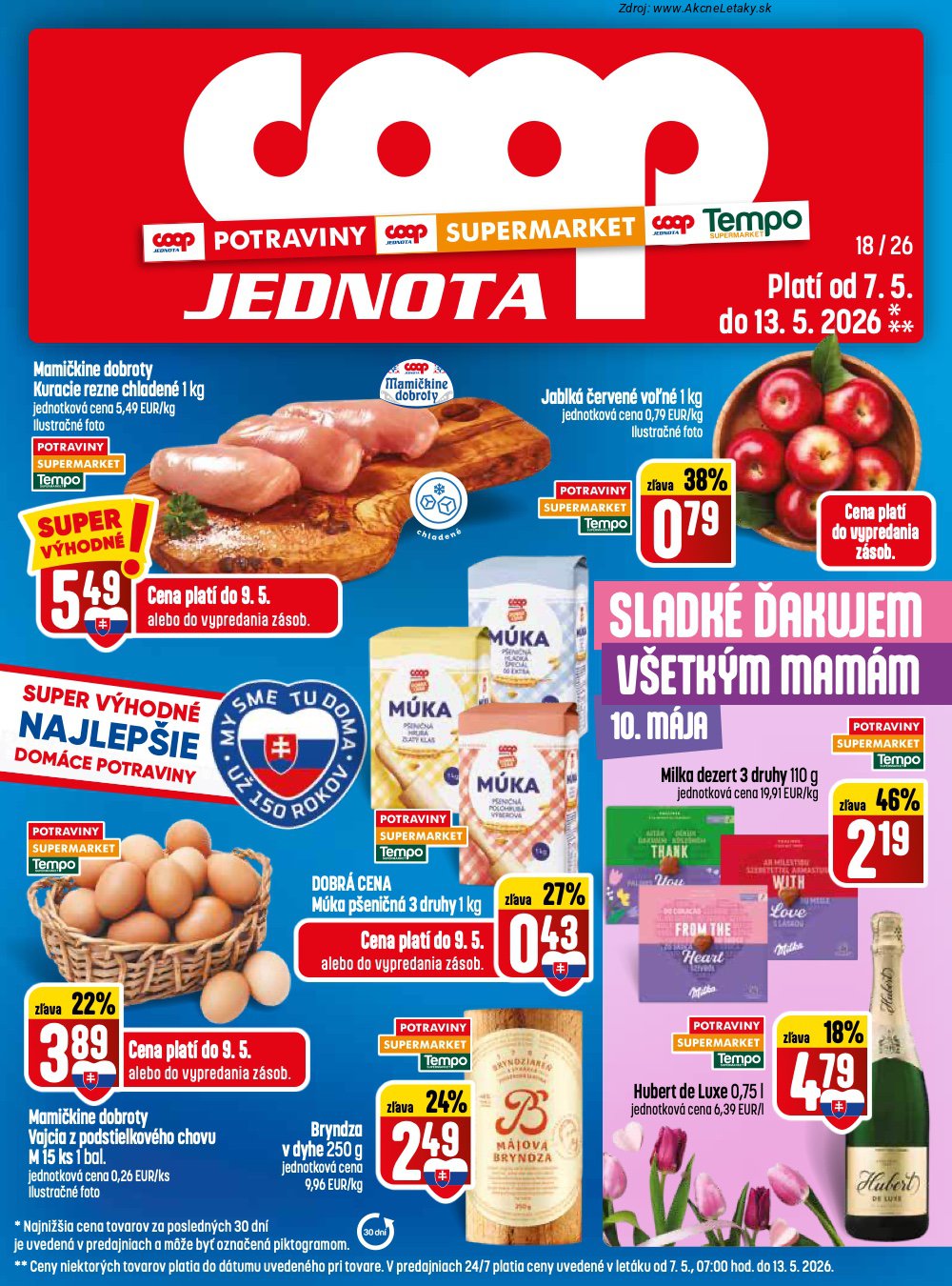 Leták COOP Jednota - strana 1