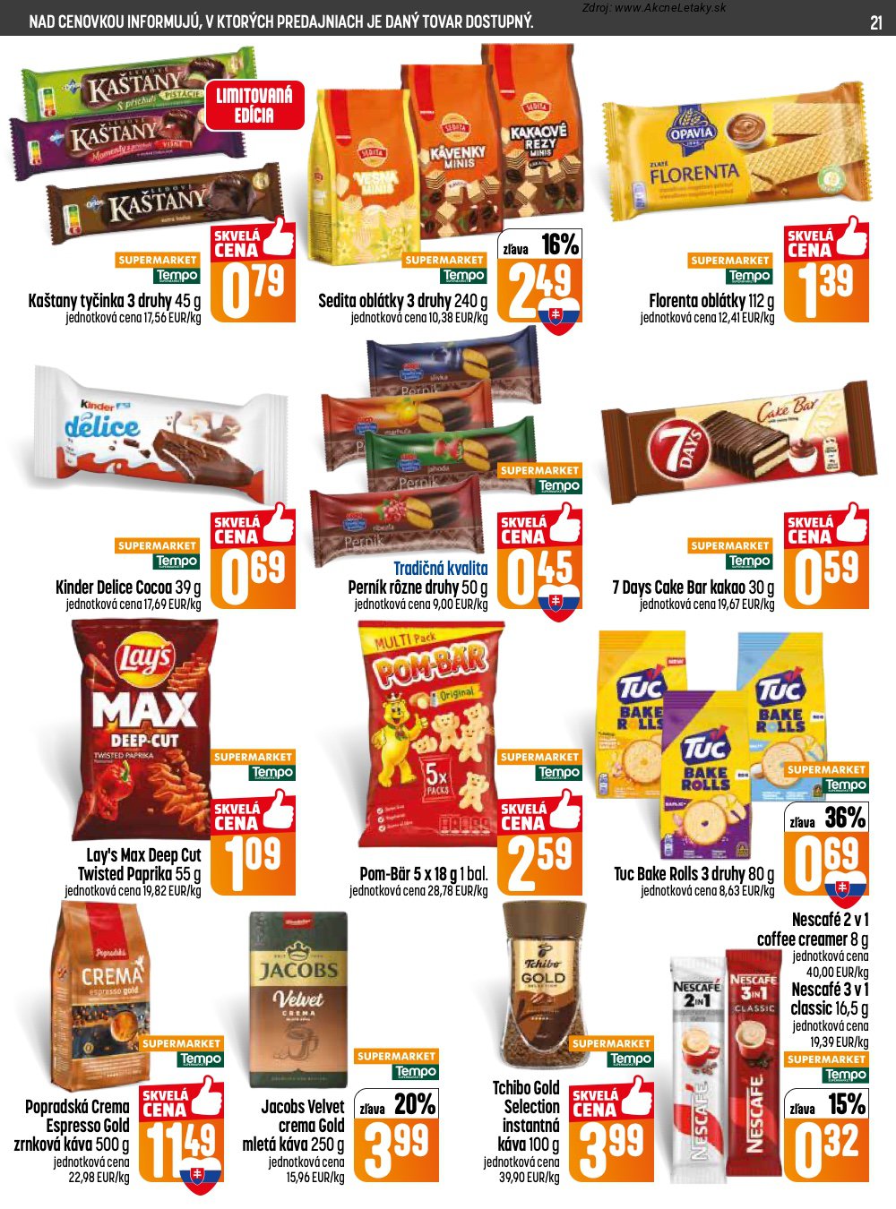 Leták COOP Jednota - strana 21