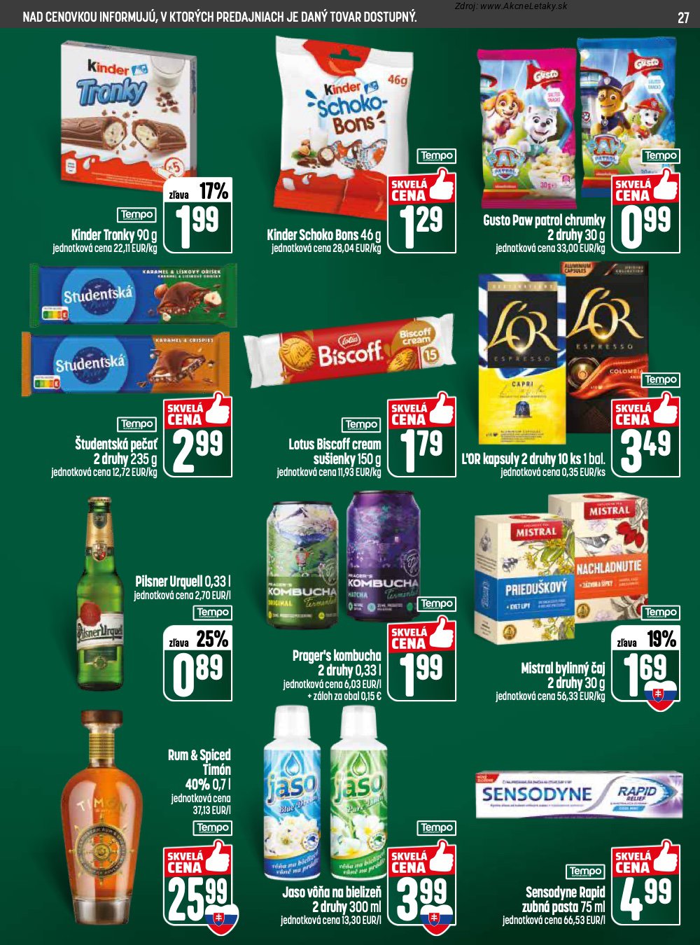 Leták COOP Jednota - strana 27