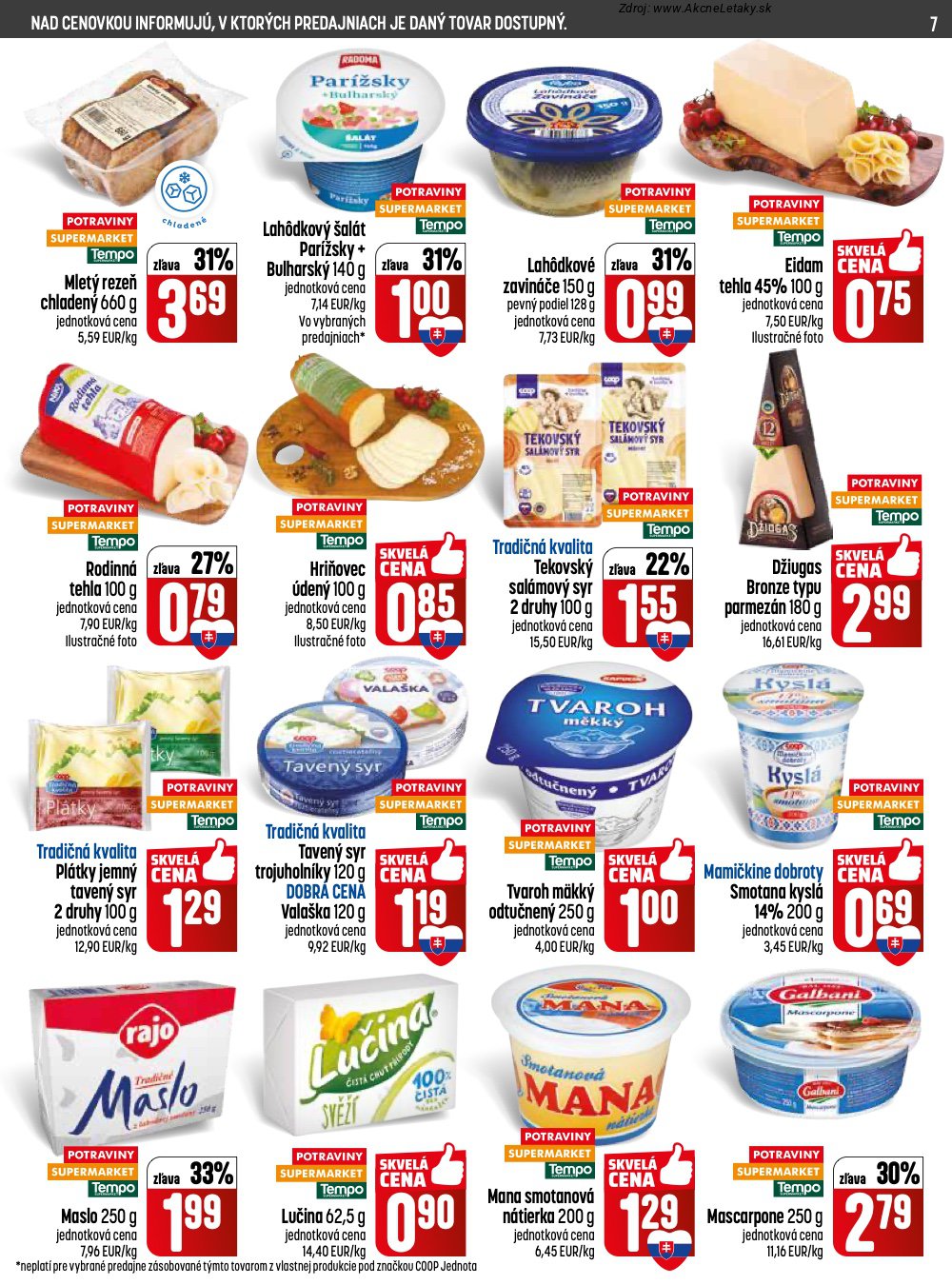 Leták COOP Jednota - strana 7