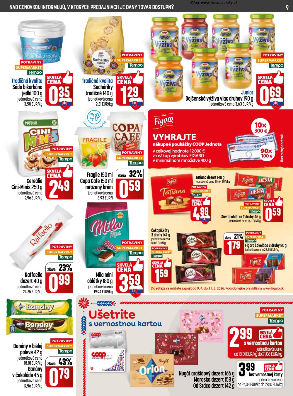 Leták COOP Jednota - strana 9