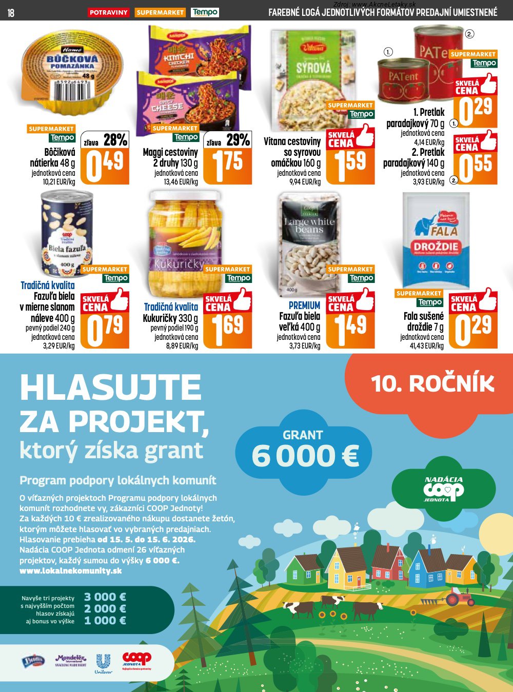 Leták COOP Jednota - strana 18